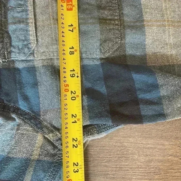 Lucky Brand Men Plaid Flannel  LS Shirt-L - Picture 5 of 7